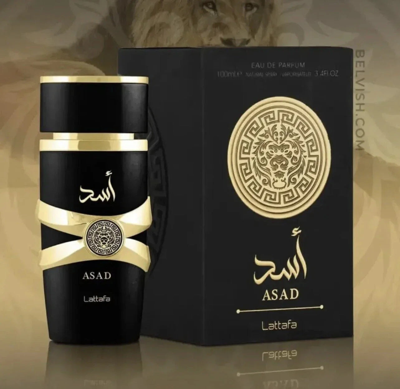 ASAD 100ml by Lattafa Perfume for Men Fragrance Spray Woody Amber Vanilla Scent